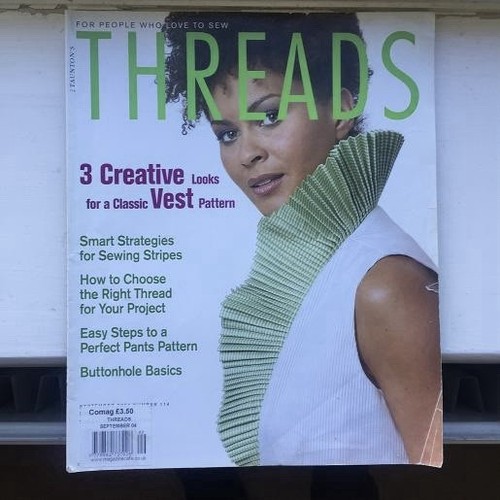 Threads sewing magazine issue - threads,