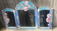 Gorgeous Triptych Folding Rennie Mackintosh Style Mirror