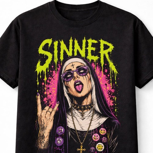 Sinner goth nun horror punk - sinner,