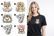 Cute Animal Stickers Fox Tiger