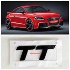 Fits Audi  TT Mk2/8J Gloss Black Boot Badge OEM replacement 2006-2014 