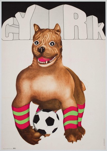 Cyrk football dog 1973 - 1973, polish