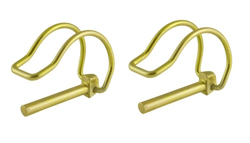 Pipe lynch pins zinc - zinc, plated
