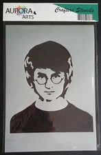 Stencil by Aurora Arts A4 Harry Potter Silhouette 190mic Mylar  stencil 211