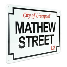 Mathew Street Sign Large Gift Souvenir 