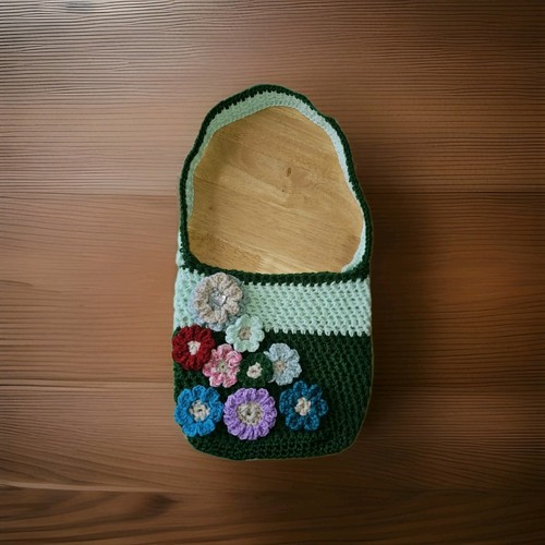 Handmade crocheted flower - crocheted,