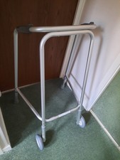 Zimmer Frame with Wheels Adjustable Height, Mobility Aid
