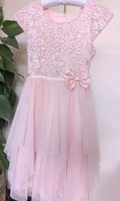 Jona Michelle Girls' Pink Lace