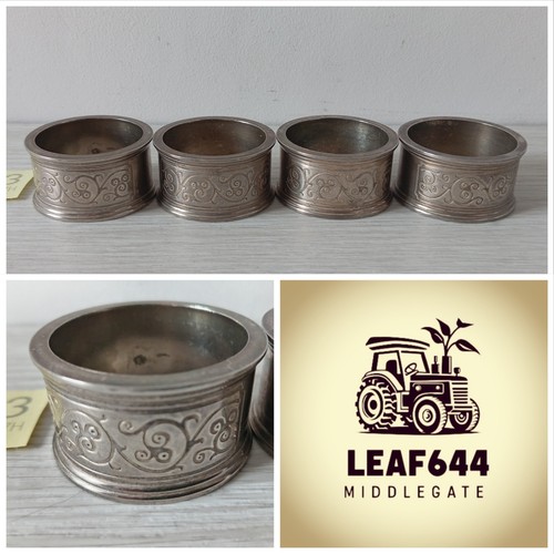 Decorative napkin rings - 4x,