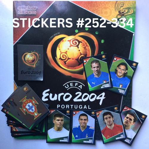 2004 panini uefa euro - uefa, portugal