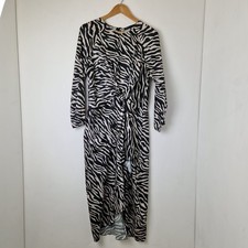 Karen Millen Black Ivory Zebra
