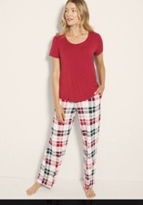 Soma Pj Set  Snuggle Up Plaid