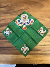 Vintage WW1 Green Silk
