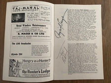 INGRID BERGMAN SIGNED THEATRE PROGRAMME+ KENNETH WILLIAMS*JOSS ACKLAND SIGNED