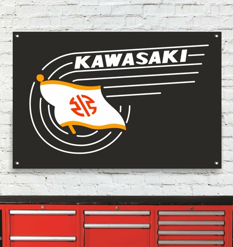 Br300b kawasaki vintage logo - vintage,