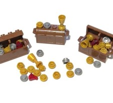 LEGO 3x Brown Treasure Chests