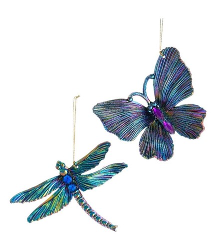 Iridescent peacock butterfly - peacock, &
