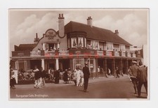 Yorks BRIDLINGTON ' BUNGALOW CAFE ' REAL PHOTO POSTCARD E20C - UK5014
