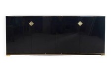 Elegant & Stylish Pierre Vandel, Paris Large Black Sideboard, Great Condition
