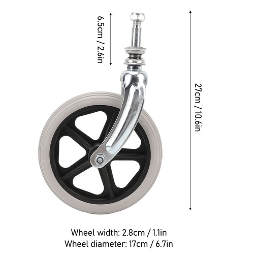 Inch wheelchair front wheels - wheelchair,