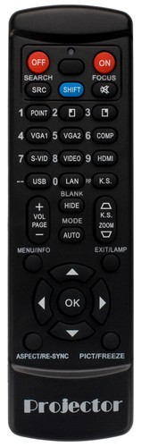 Replacement remote for optoma - replacement,