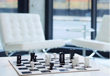 limited edition (of 50) typographic chess set by Hat-trick Design