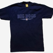 Big Dogs T-shirt Size M Navy Blue Dogs Lovers  Dog keeper