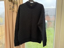 Hugo Boss Kesh Blue Jumper Knitwear Medium