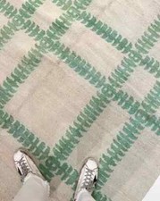 Hand Knotted Wool Area Rug