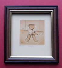 TEDDY BEAR PRINT   FRAMED BY