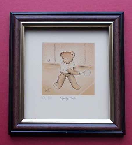 Teddy bear print framed - teddy,
