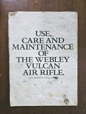 Webley vulcan care - vulcan,