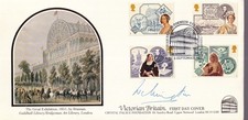 1987 victoria fdc signed - victoria,