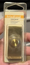 Friedland Gold Brass Push Door Bell D622 Ducat