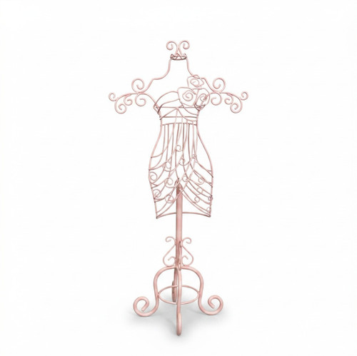 Pink mannequin jewelry - pink,