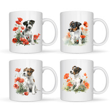 Jack Russell Ceramic mug. 11OZ