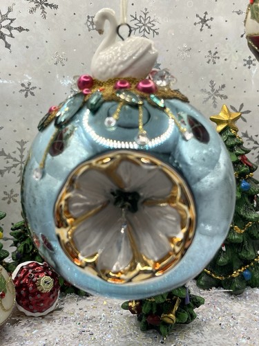 Large christmas glass bauble - christmas,