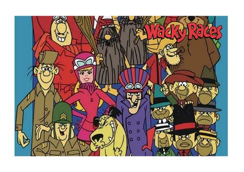 Wacky races cartoon - cartoon, 1