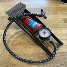 Vintage Halfords Foot Pump with Pressure Gauge - GWO - Herefordshire