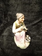Vintage Porcelain Fisherwoman