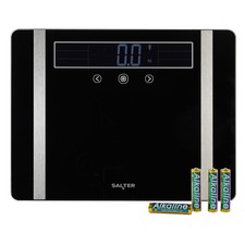 Salter Extra Wide Analyser Scale – Digital Bathroom Scales for Weight/Fat/Water