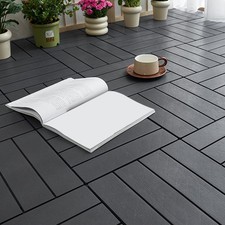 Garden Decking Flooring Tiles Plastic Interlocking Composite Board Patio Pathway