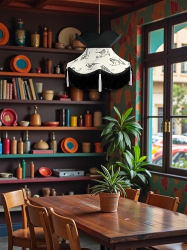 Vintage garden birds - , table