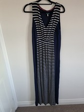 Joules Navy Stripe Maxi Dress