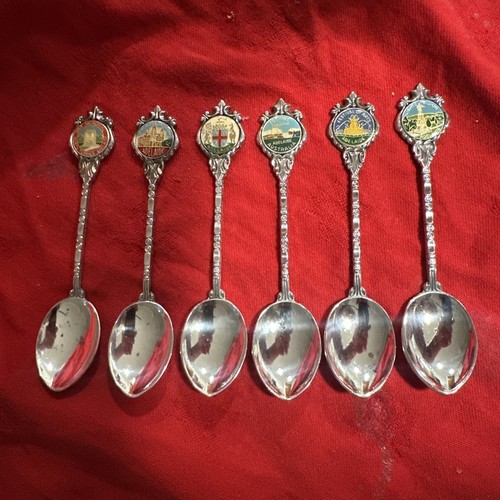 Set souvenir teaspoons - of, 6