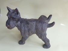 Scottie Dog taking a wee Door Stop Heavy Collectors Old