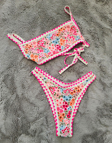Ladies floral bikini - bikini, set
