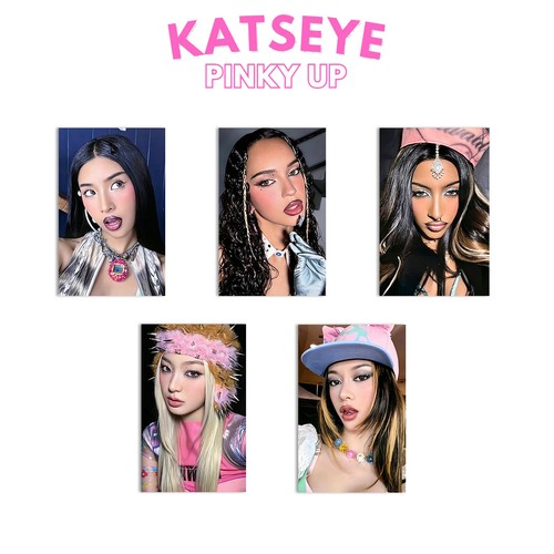 6pcs set kpop katseye pinky - 6pcs/set,