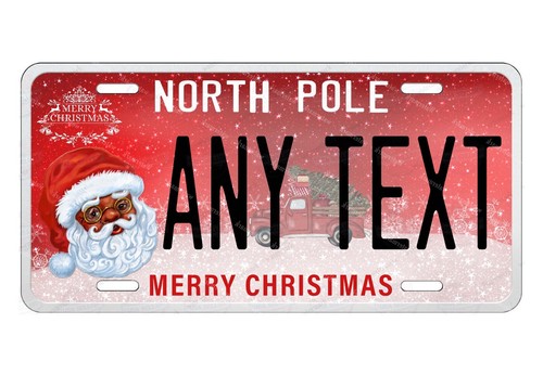 Black santa north pole - black,