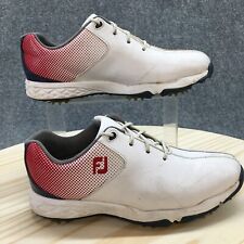 FootJoy Shoes Womens 5 M Dna Helix Golf Cleats Spikes Sneakers 45014 White